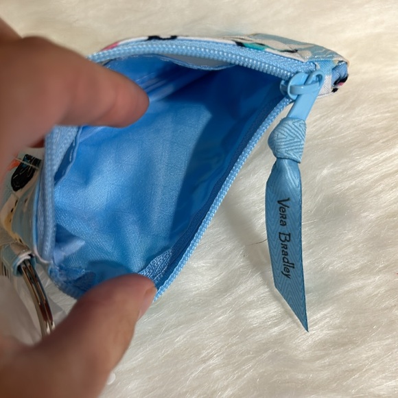 Vera Bradley Beach Treasures zip ID case NWT - Picture 4 of 4